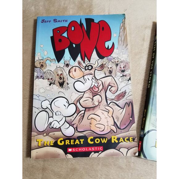 Bone Book The Great Cow Race - Eyes of the Storm Jeff Smith 2006 Vintage - Picture 2 of 13
